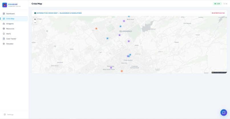 KHABAR — AI Crisis Intelligence & Response Orchestrator – screenshot 2