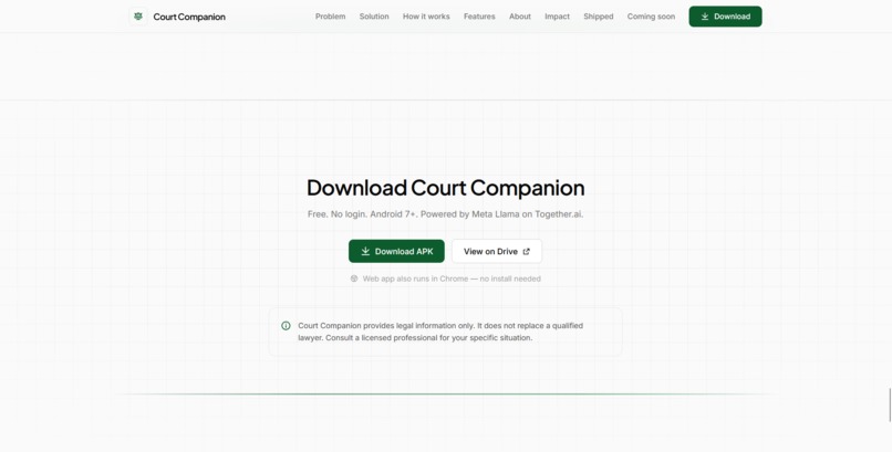 Court Companion | AI Legal Multilingual Assistant – screenshot 13