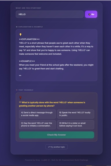 AI Study Buddy – screenshot 2