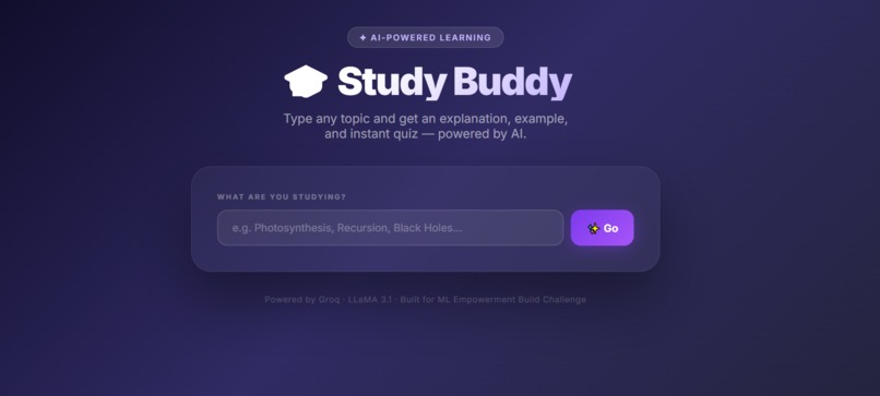 AI Study Buddy – screenshot 1