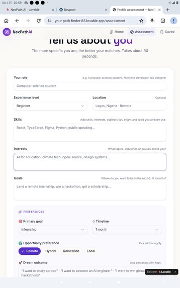 NexPathAI – screenshot 2