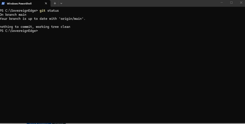 SovereignEdge – screenshot 2