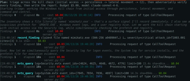 VERDICT - Autonomous DFIR Agent That Proves Its Findings – screenshot 2