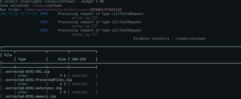 VERDICT - Autonomous DFIR Agent That Proves Its Findings – screenshot 7