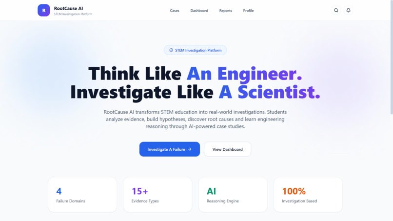 RootCause AI – screenshot 2