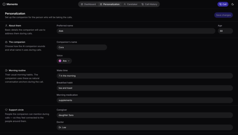 Memento – screenshot 2