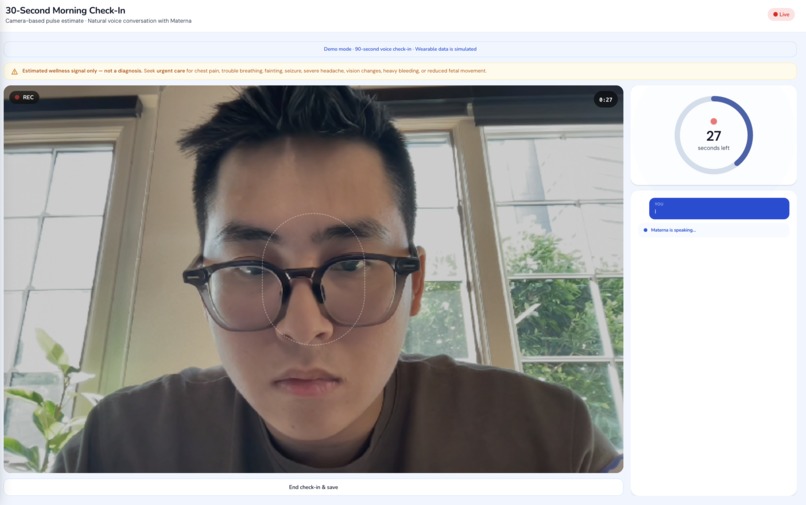 Materna AI – screenshot 1