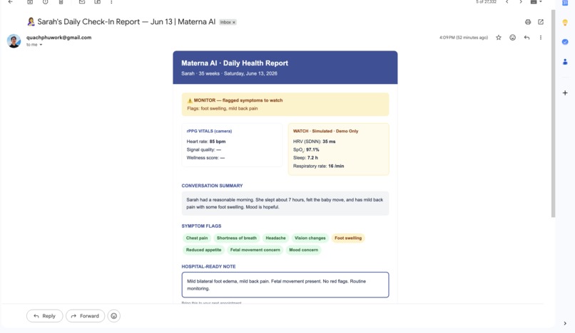 Materna AI – screenshot 3