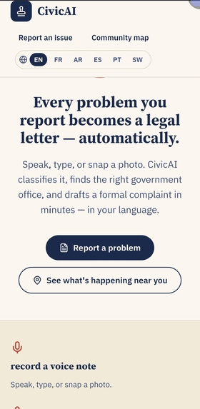 Civic AI – screenshot 1