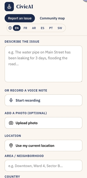 Civic AI – screenshot 3
