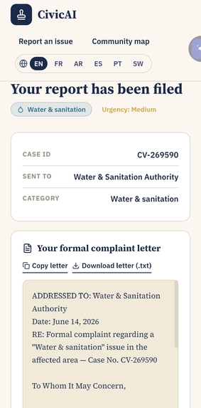 Civic AI – screenshot 4