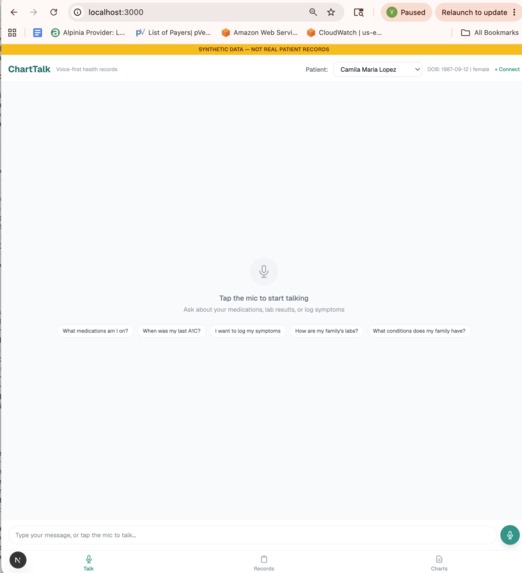 ChartTalk – screenshot 1