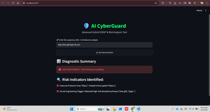 AI CyberGuard – screenshot 2