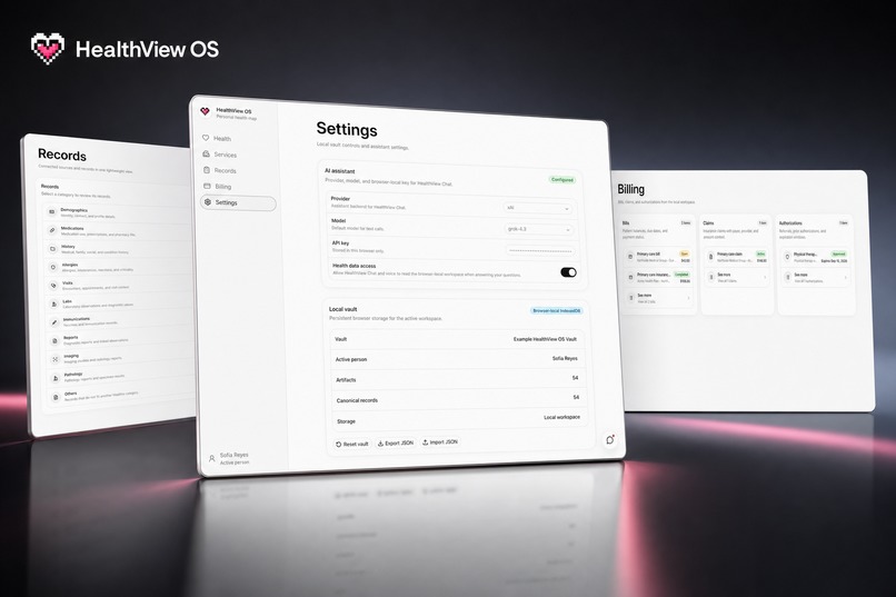 HealthView OS – screenshot 2