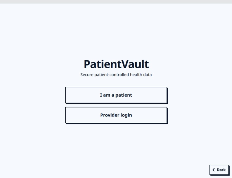 PatientVault – screenshot 1