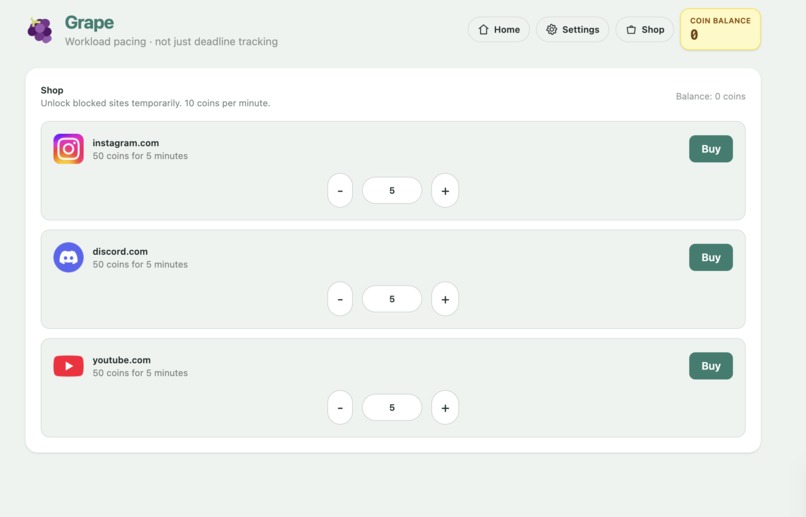 Grape – screenshot 2