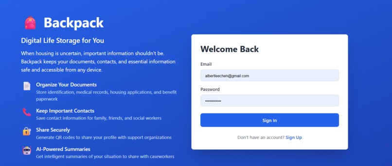 Backpack – screenshot 1
