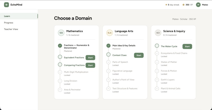 echomind – screenshot 1