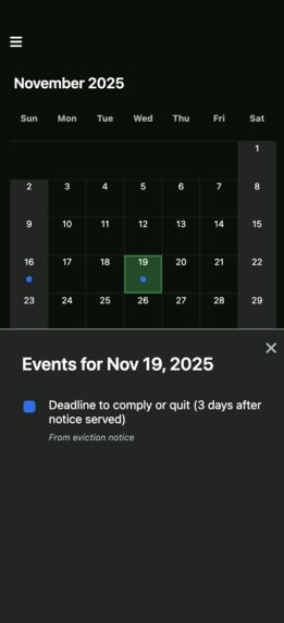 EvictWise – screenshot 3