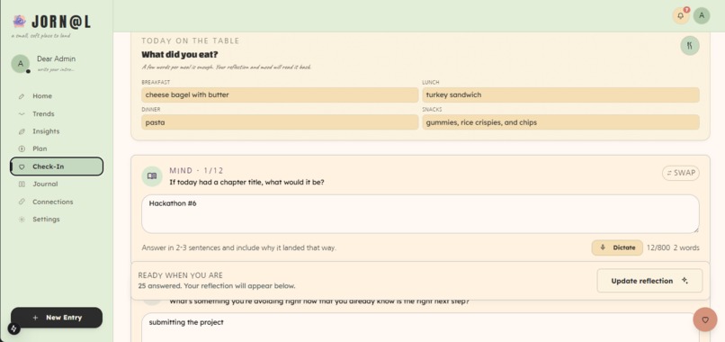J0RN@L – screenshot 4