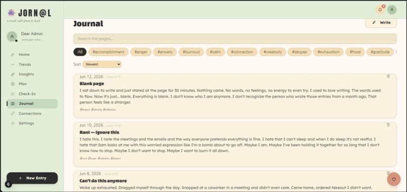 J0RN@L – screenshot 6