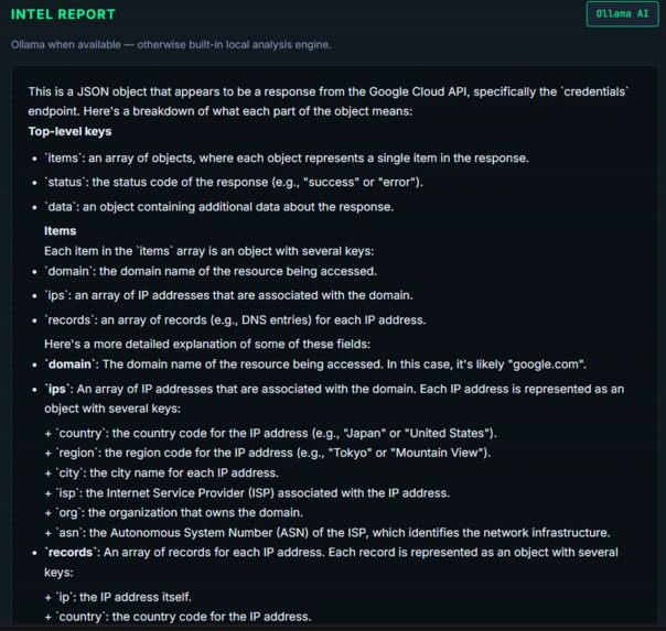 IntelForge – screenshot 3
