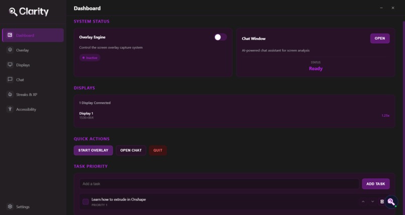 Clarity – screenshot 3