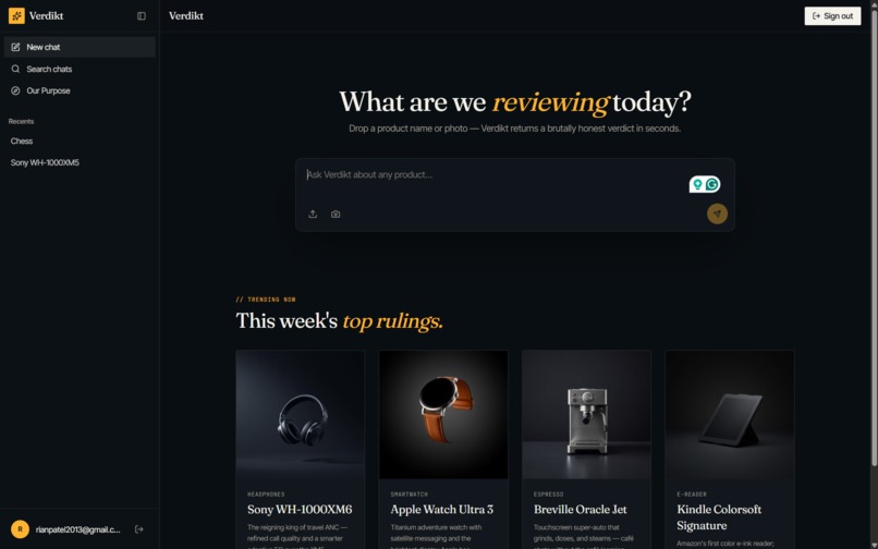 Verdikt – screenshot 1