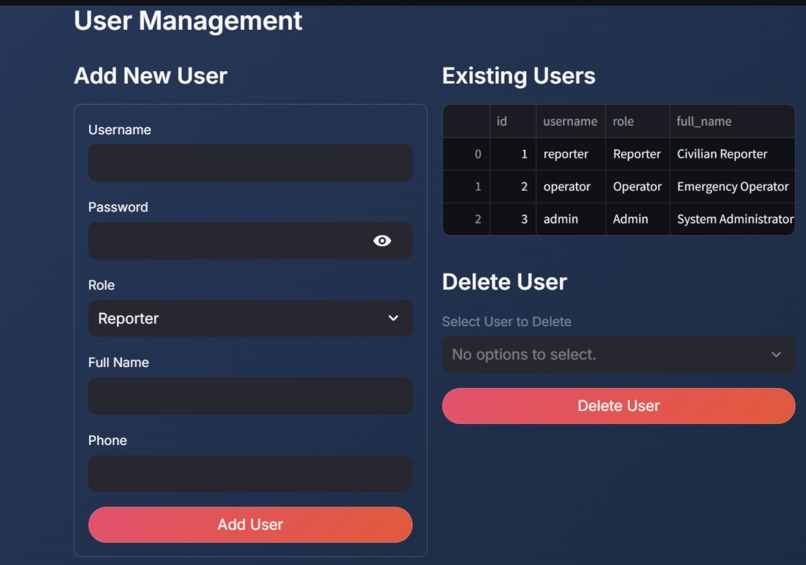 Smart Emergency Response System – screenshot 2