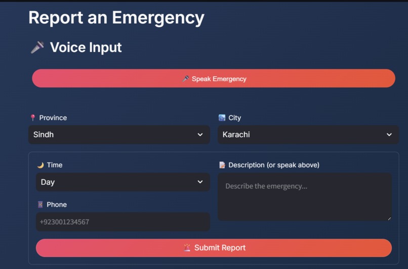 Smart Emergency Response System – screenshot 5