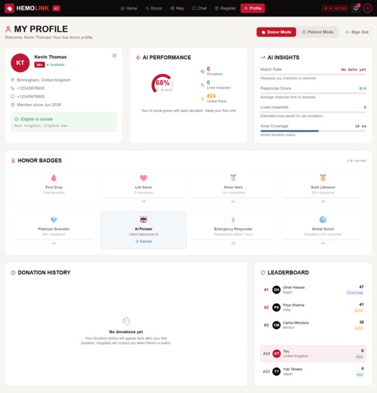 HemoLink: Precision Matching for Critical Care – screenshot 7