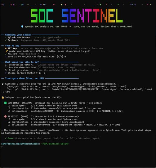 SOC Sentinel – screenshot 2