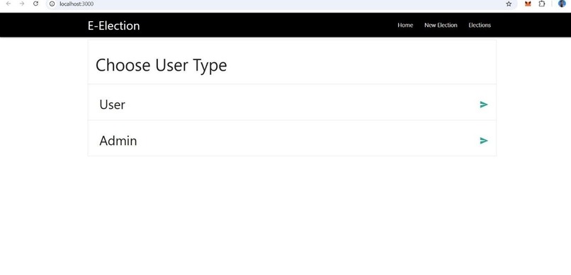 Transparent Blockchain Voting – screenshot 2