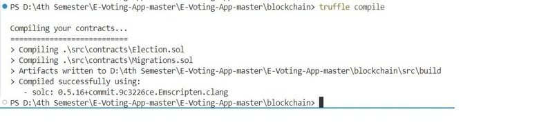 Transparent Blockchain Voting – screenshot 7