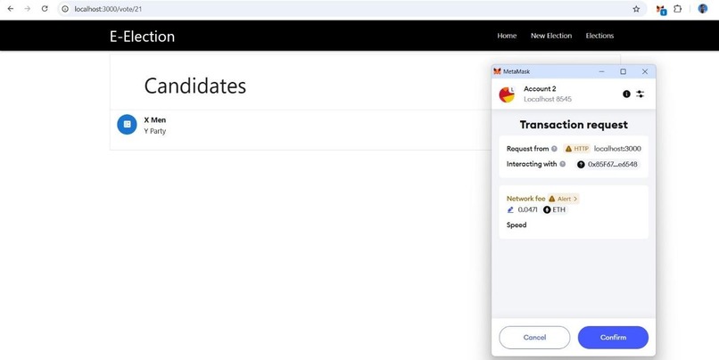 Transparent Blockchain Voting – screenshot 11