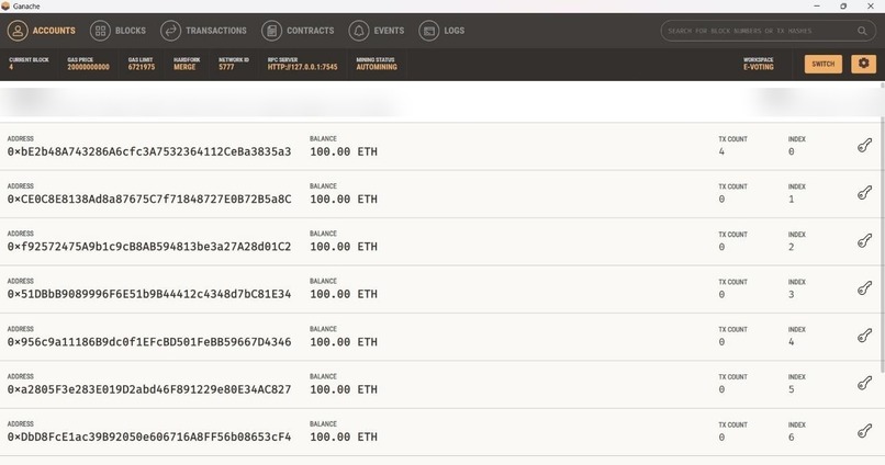 Transparent Blockchain Voting – screenshot 12