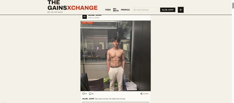 The GainsXChange – screenshot 1