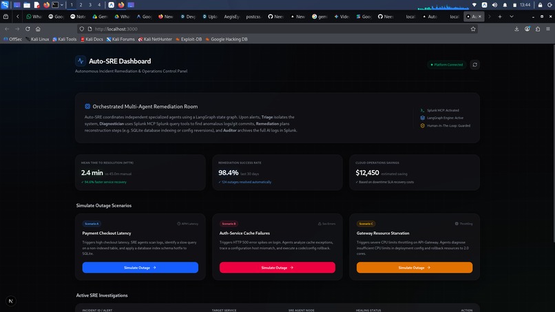 The Autonomous Self-Healing Infrastructure Assistant – screenshot 1