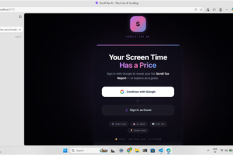 Scroll Tax AI – The Cost of Scrolling.