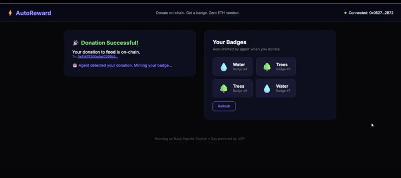 Auto reward agent – screenshot 1