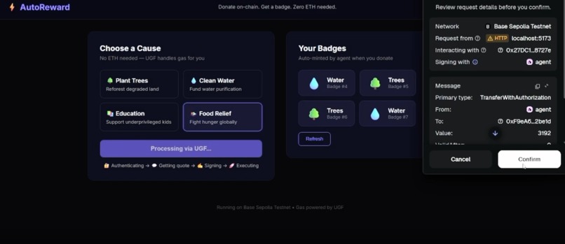 Auto reward agent – screenshot 3
