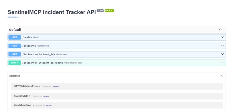 SentinelMCP – screenshot 1