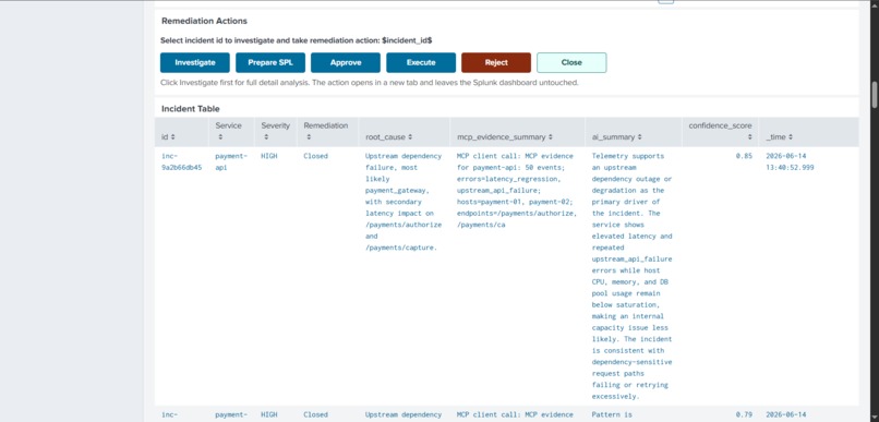 Splunk Agentic Ops Incident Copilot – screenshot 7