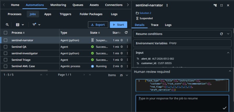 Sentinel AML – screenshot 3