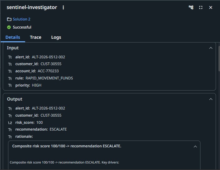 Sentinel AML – screenshot 4