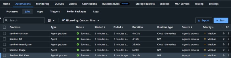 Sentinel AML – screenshot 6