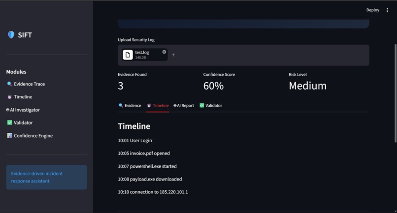 SIFT Sherlock – screenshot 4