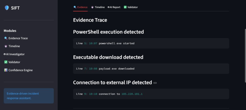 SIFT Sherlock – screenshot 3
