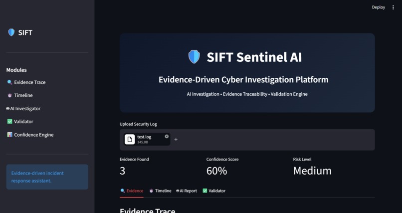 SIFT Sherlock – screenshot 2