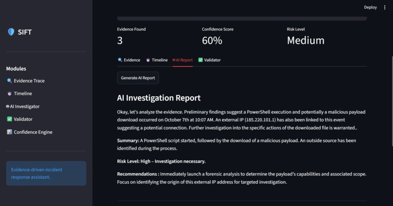 SIFT Sherlock – screenshot 5